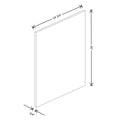 Fabuwood Illume Catalina Frappe 3/4" W X 30" H X 24 3/4" D Wainscot Base Panel