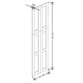 Fabuwood Allure Galaxy Natural Oak 23 1/2" W X 78 3/4" H X 3/4" D Wainscot Panel