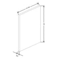 Fabuwood Illume Catalina Cashmere Gloss 3/4" W X 18" H X 13 3/4" D Wainscot Wall Panel
