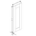 Fabuwood Allure Galaxy Mocha 11 1/2" W X 29 1/2" H X 3/4" D Wainscot Panel