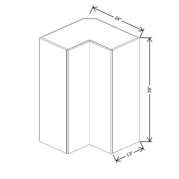 Fabuwood Ovela Catalina Rosales 1 24" W X 39" H X 12" D Square Corner Wall