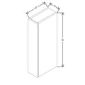 CNC Concord Fashion Ocean 06" W X 30" H Wall Spice Cabinet