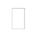 Eurocraft White Oak - Matching Panel - Vanity Hanging 22"W X 24"H