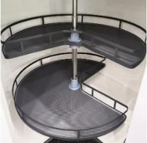 Eurocraft Gauntlet Gray Slim Shaker - Accessories - Metal Lazy Susan