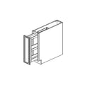 BSR06 - Assembled Ebony Shaker - Spice Pullout Cabinet