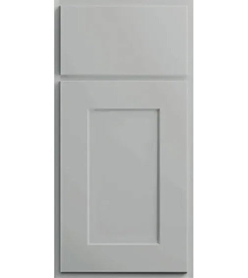 CNC Luxor Misty Grey 36" W X 15" H Double Door Wall Cabinet