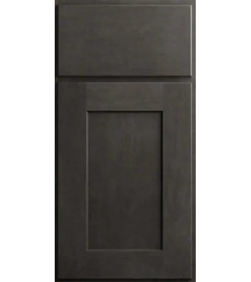 CNC Luxor Smoky Grey 36" W X 15" H Double Door Wall Cabinet