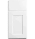 CNC Luxor White 36" W X 15" H Double Door Wall Cabinet