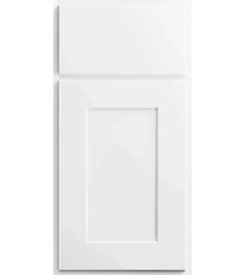 CNC Luxor White 36" W X 15" H Double Door Wall Cabinet