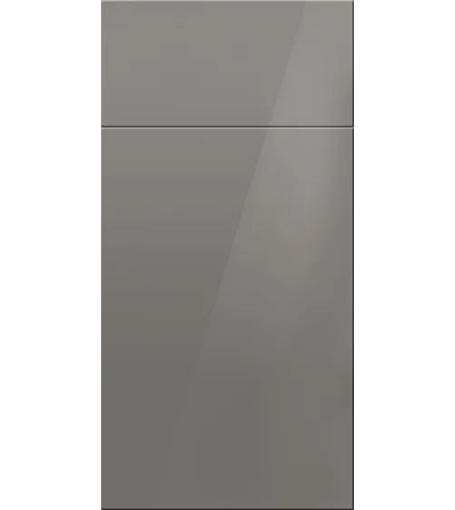 CNC Classic Milano Fossil Grey 33" W X 32 1/2" H Double Door 2 Drawer Base Cabinet