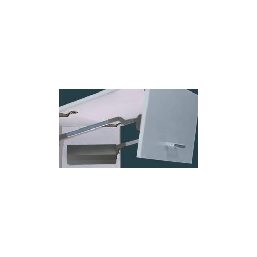 Eurocraft Haze Gray Slim Shaker - Accessories - Double Door Lift Up For 36"H Wall Cabinets