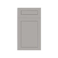 Eurocraft Haze Gray Shaker Cabinet Door Sample