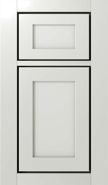 Fabuwood Valencia Lavari door in Frost