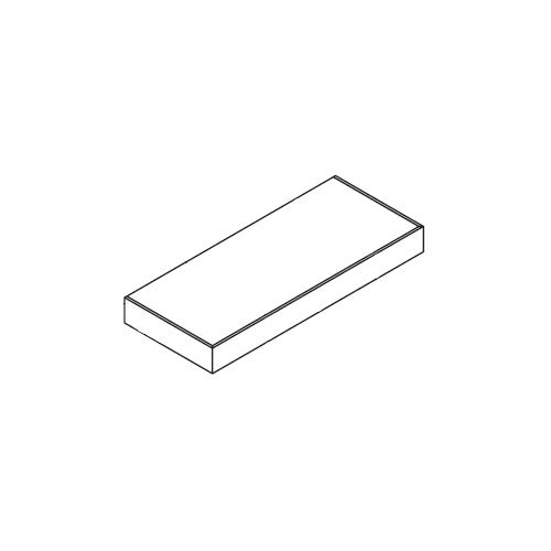 Eurocraft Gris Nube SM - Open Shelves - Floating Shelf 42" W X 3" H X 12" D