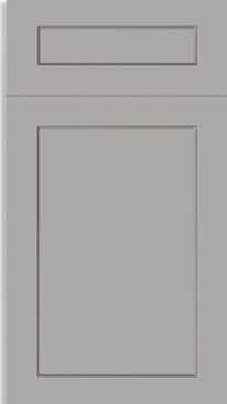 Eurocraft Haze Gray Shaker cabinet door sample