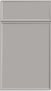 Eurocraft Haze Gray Slim Shaker cabinet door sample