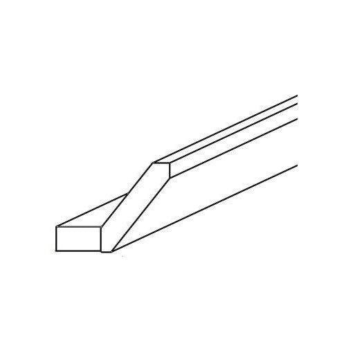 ACM8-S - Assembled Dove White Shaker - Shaker Angle Crown Molding