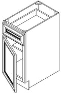B09 - Assembled Aria Blue Shaker - Base Cabinet