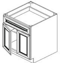 B24 - Assembled Aria Blue Shaker - Base Cabinet