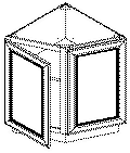 BEC24 - Assembled Soda Shaker - Base End Cabinet