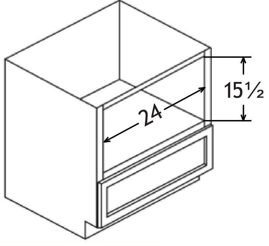BMC27 - Assembled Soda Shaker - Base Blind in Microwave Cabinet