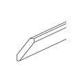 CM8-S - Assembled Aria Blue Shaker - Shaker Angled Crown Molding