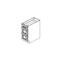 DB15-3 - Assembled Weston Shaker - 3-Drawer Base Cabinet