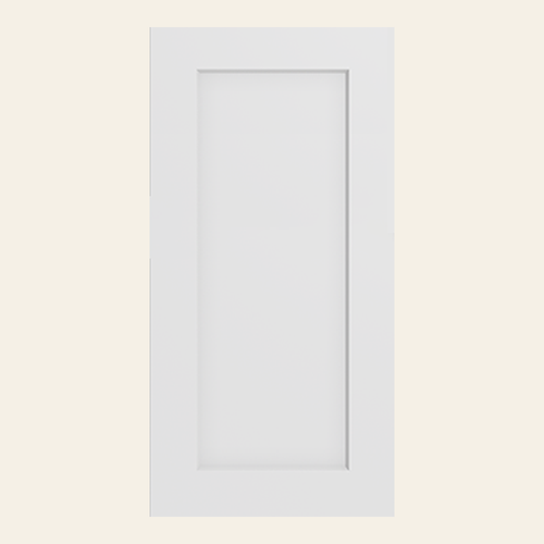 Jarlin Dove White Shaker door sample