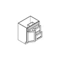 FA3021DL - Assembled Soda Shaker - Vanity Sink Base Cabinet