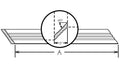 FFE396 - Assembled Sterling Gray Shaker - Fluted Filler Extension
