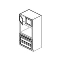 OC31.596 - Assembled Dove White Shaker - Oven Pantry Cabinet