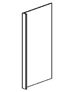 RRP96 - Assembled Sterling Shaker - Refrigerator Panel