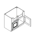 SB36-S - Assembled Aria Blue Shaker - Sink Base Cabinet
