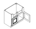 SB36-S - Assembled Aria Blue Shaker - Sink Base Cabinet