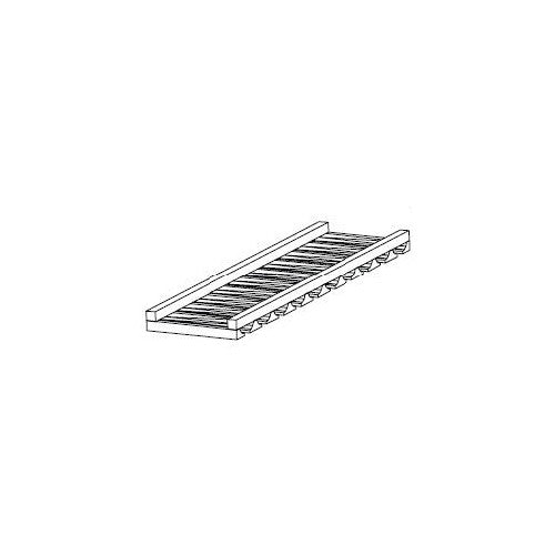 SGH3612 - Assembled Dove White Shaker - Wall Glass Rack Cabinet