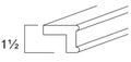 TLR8-1 - Assembled Sterling Shaker - Light Rail Molding