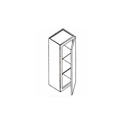 W1830 - Assembled Aria Blue Shaker - Wall Cabinet with 1 Door