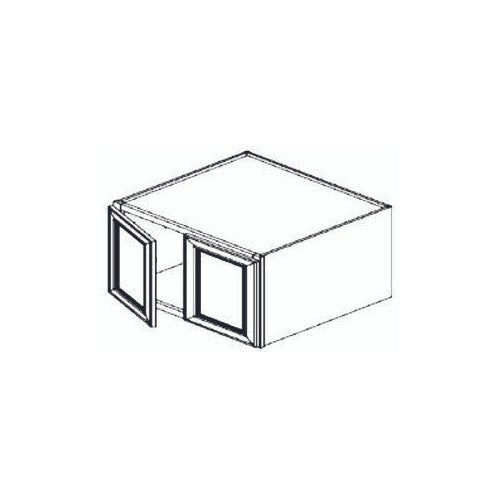 W361824 - Assembled Sterling Gray Shaker - Wall Cabinet with 2 Doors