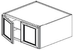 W362424 - Assembled Sterling Shaker - Wall Cabinet with 2 Doors