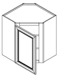 WDC2436 - Assembled Sterling Gray Shaker - Wall Diagonal Corner Cabinet