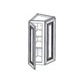 WEC1236 - Assembled Aria Blue Shaker - Wall End Cabinet
