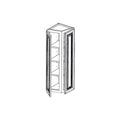 WEC1242 - Assembled Sterling Gray Shaker - Wall End Cabinet