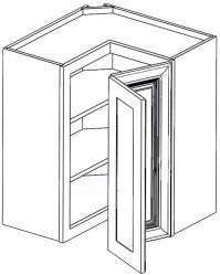 WLS2430 - Assembled Sterling Shaker - Wall Cabinet Easy Reach Cabinet