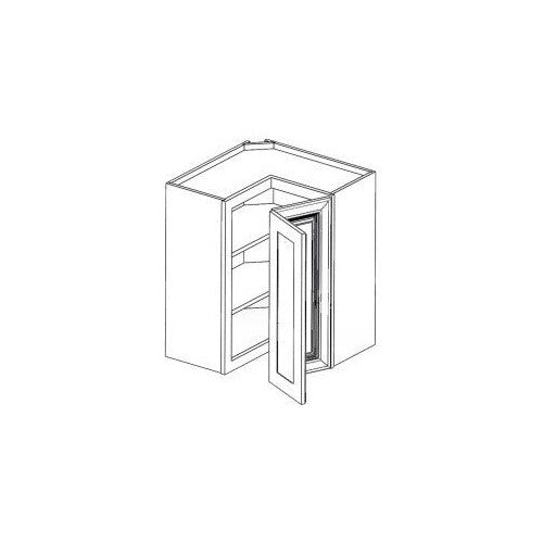 WLS2430 - Assembled Aria Blue Shaker - Wall Cabinet Easy Reach Cabinet