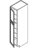 WP1890 - Assembled Sterling Gray Shaker - Tall Pantry Cabinet