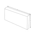 Fabuwood Allure Galaxy Natural Oak 96" W X 5 1/2" H X 3/4" D Base Board Molding