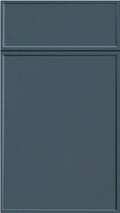 Eurocraft Midnight Blue Slim Shaker cabinet door sample