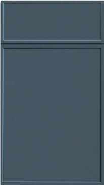 Eurocraft Midnight Blue Slim Shaker cabinet door sample