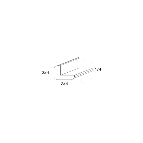 Eurocraft Gloss White - Molding - Outside Corner Molding 3/4"W X 96"H