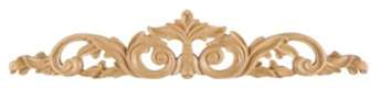 ONLAY - Assembled Perla Raised Panel - FLOWER ONLAY 21" X 4" X 3/8" - 21" x 4" X 3/8"
